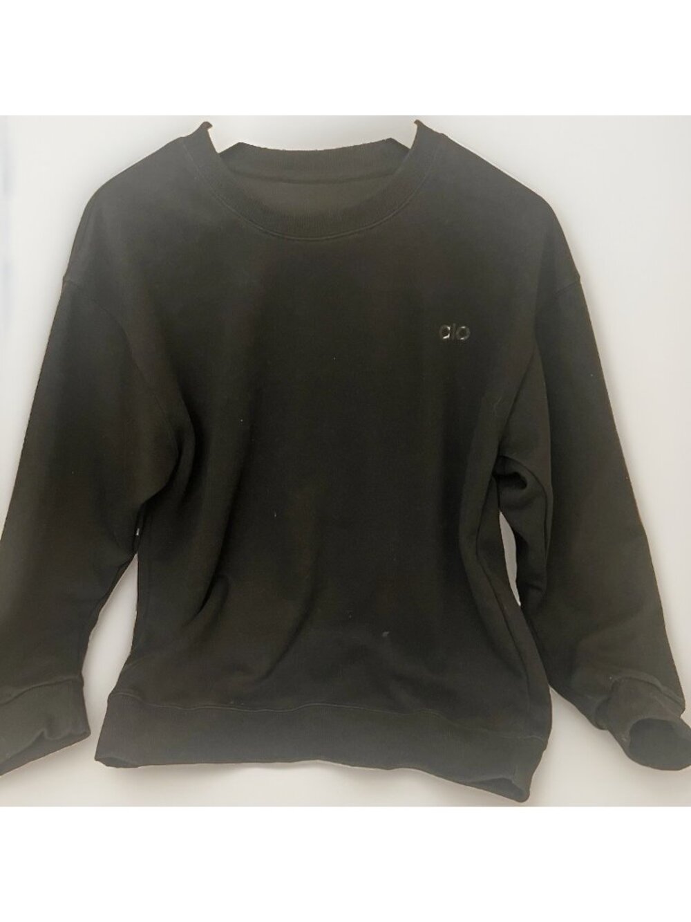 Alo yoga Crewneck Sweater Sweatshirt Black Women’s S Read. Jj